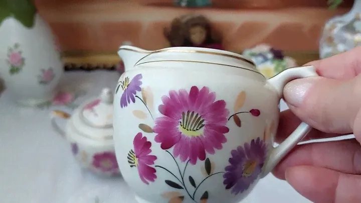 Фарфор. СССР. Вербилки. Сервиз "Астры"🌼🌸🌺🏵💮